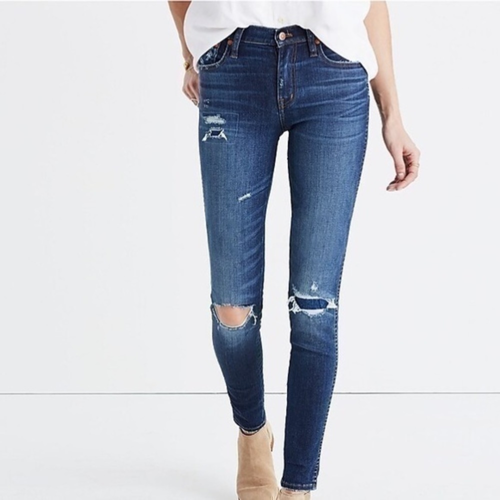 Madewell 9” riser skinny skinny jeans SIZE 26